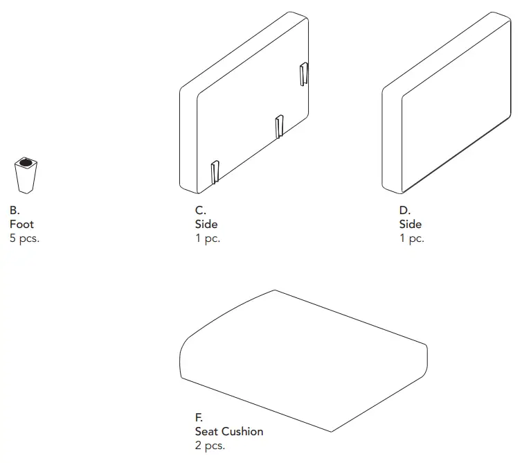 homestyles 2001-301-FB02 Living Room Sofa - Fig 2