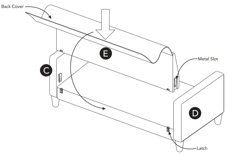 homestyles 2001-301-FB02 Living Room Sofa - Fig 5