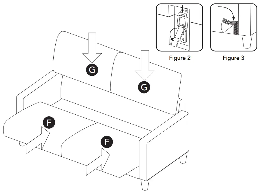 homestyles 2001-301-FB02 Living Room Sofa - Fig 6