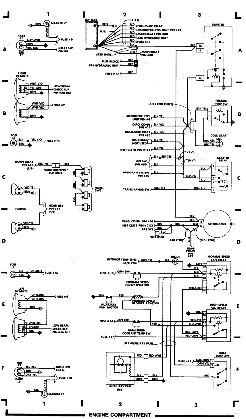 BMW 535 1987 Electrical Wiring Diagrams - fig