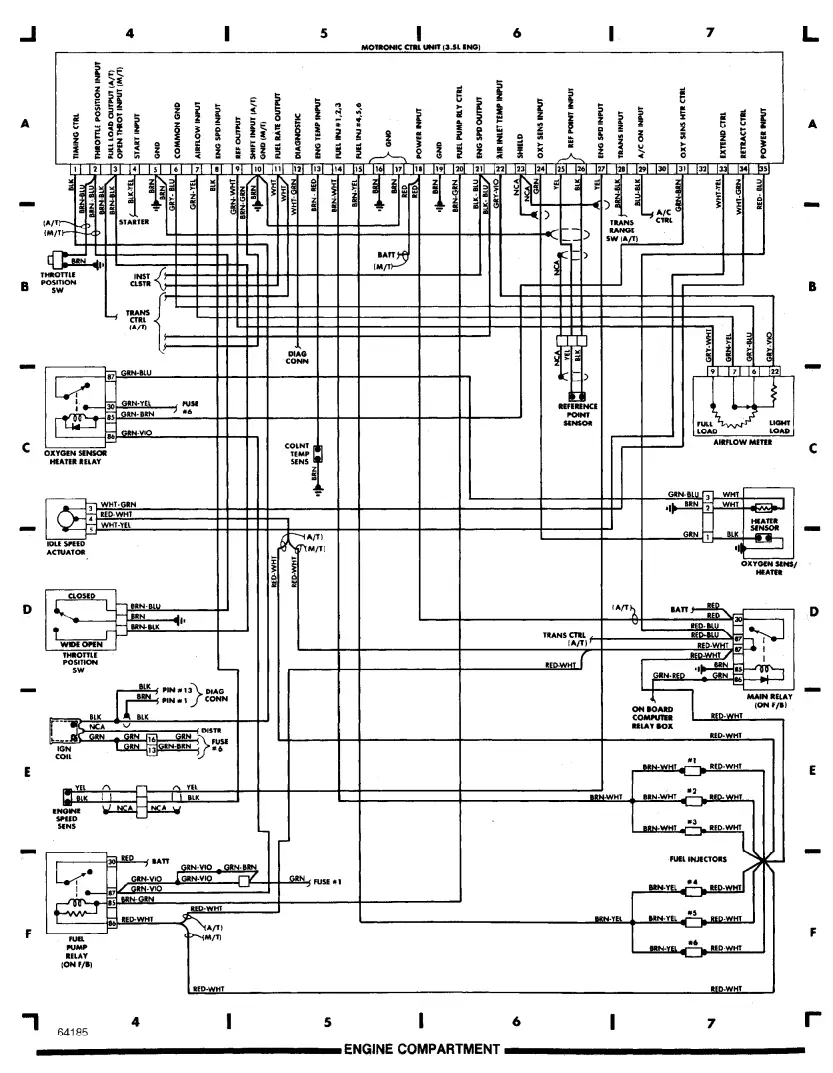 BMW 535 1987 Electrical Wiring Diagrams - fig1