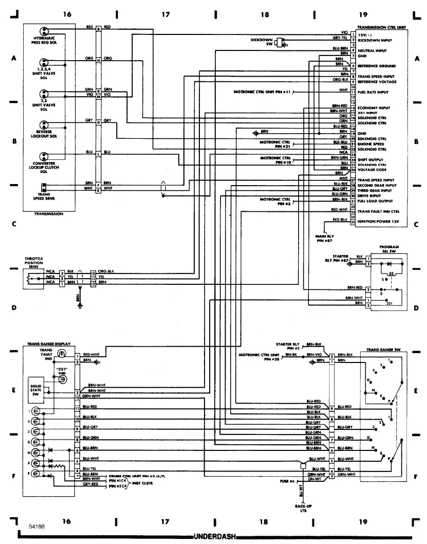 BMW 535 1987 Electrical Wiring Diagrams - fig4