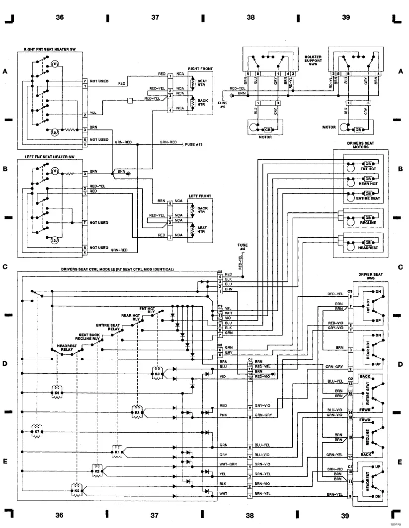 BMW 535 1987 Electrical Wiring Diagrams - fig9