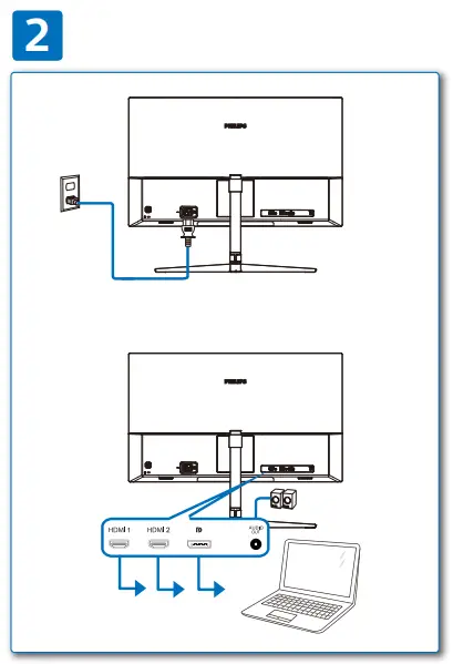 PHILIPS Momentum 325M2 - 1