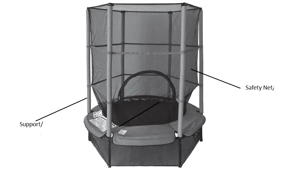 BORMANN-BSP1088-Trampoline-with-Ladder-&amp-Safety-Net-01