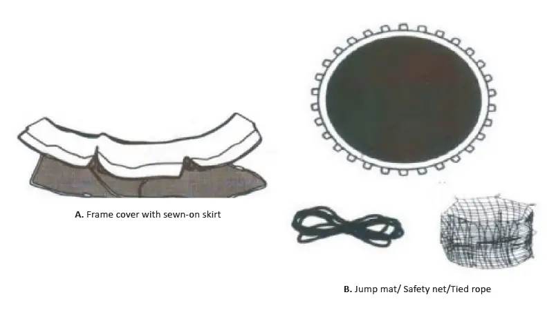 BORMANN-BSP1088-Trampoline-with-Ladder-&amp-Safety-Net-07
