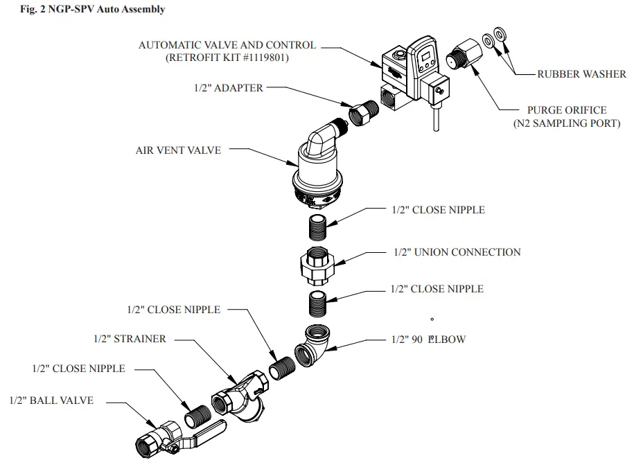 POTTER NGP-SPV AUTO Self Purging Valve Kit with Automatic-fig2