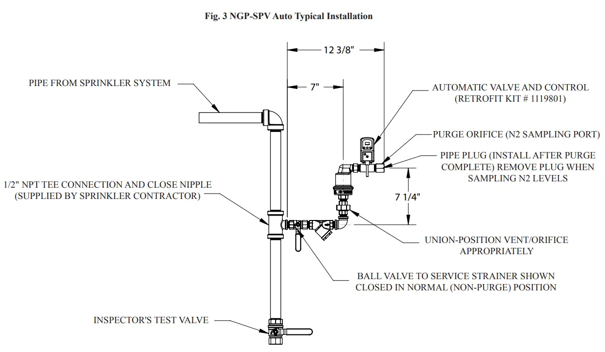 POTTER NGP-SPV AUTO Self Purging Valve Kit with Automatic-fig3