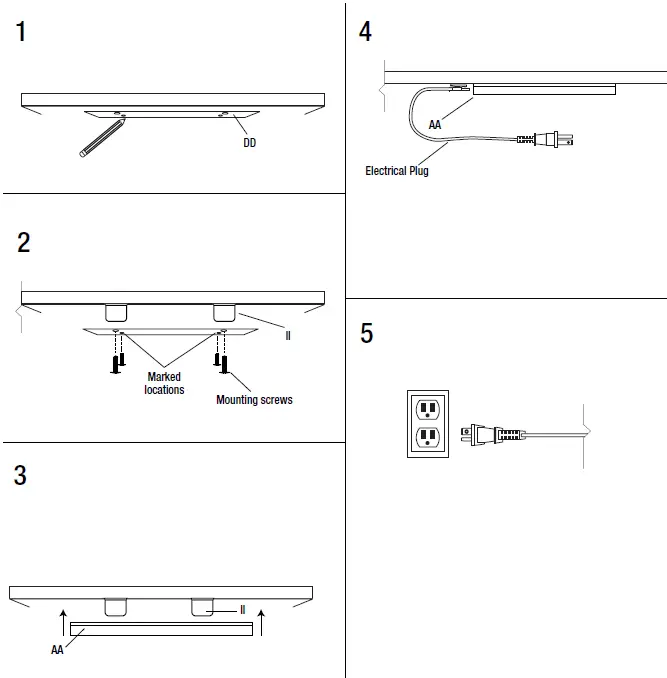 FEIT electric 5CCTCAG3 Flat Panel Under Cabinet Light 6