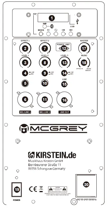 MCGREY 00072103 Active Line Array Column System 1