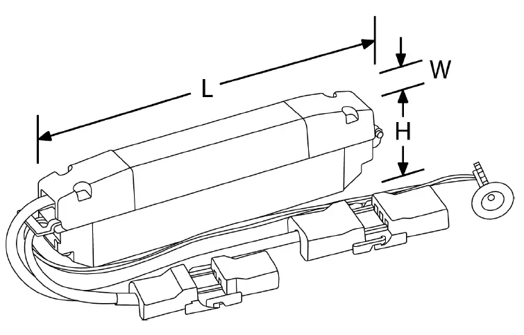 AURORA AU-FRLM10EMB 3 Hour Maintained Emergency Pack 1
