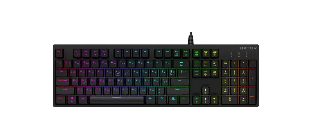 Hator Htk-606 Rockfall Mechanical Gaming Keyboard User Manual