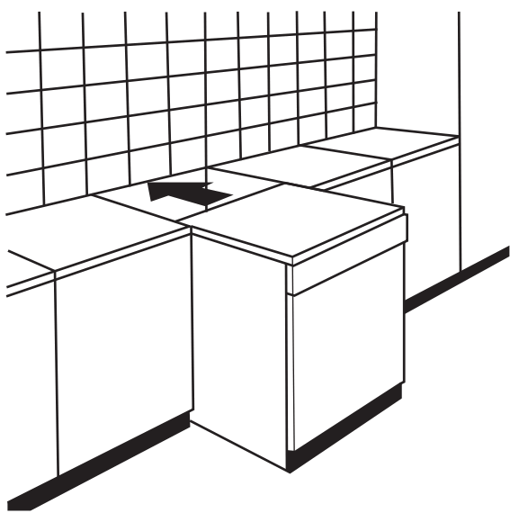 kleenmaid DW6020X Freestanding Dishwasher - Existing Cabinets