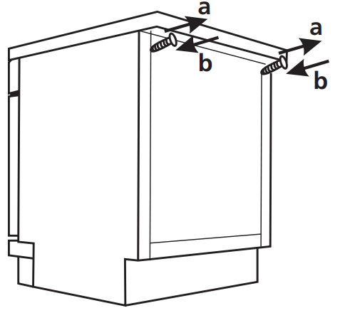 kleenmaid DW6020X Freestanding Dishwasher - Existing Worktop