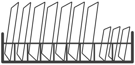 kleenmaid DW6020X Freestanding Dishwasher - lower basket