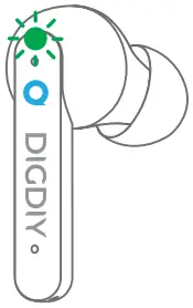 DIGDIY D10 Active Noise Cancelling Bluetooth Earbuds - 1c