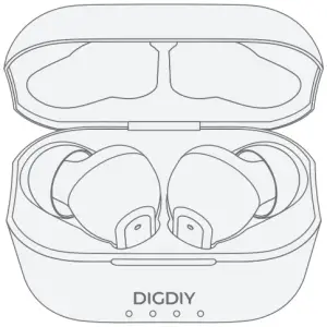 DIGDIY D10 Active Noise Cancelling Bluetooth Earbuds - 4a