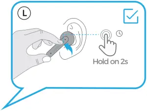 DIGDIY D10 Active Noise Cancelling Bluetooth Earbuds - 5b