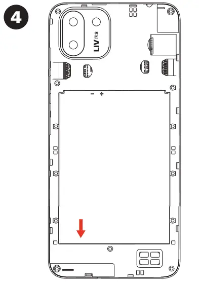 yezz LIV3S Smartphone - Remove tray 3