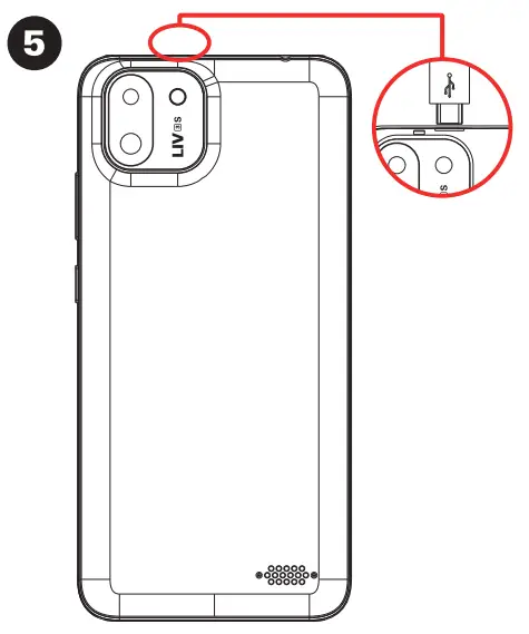 yezz LIV3S Smartphone - Remove tray 3