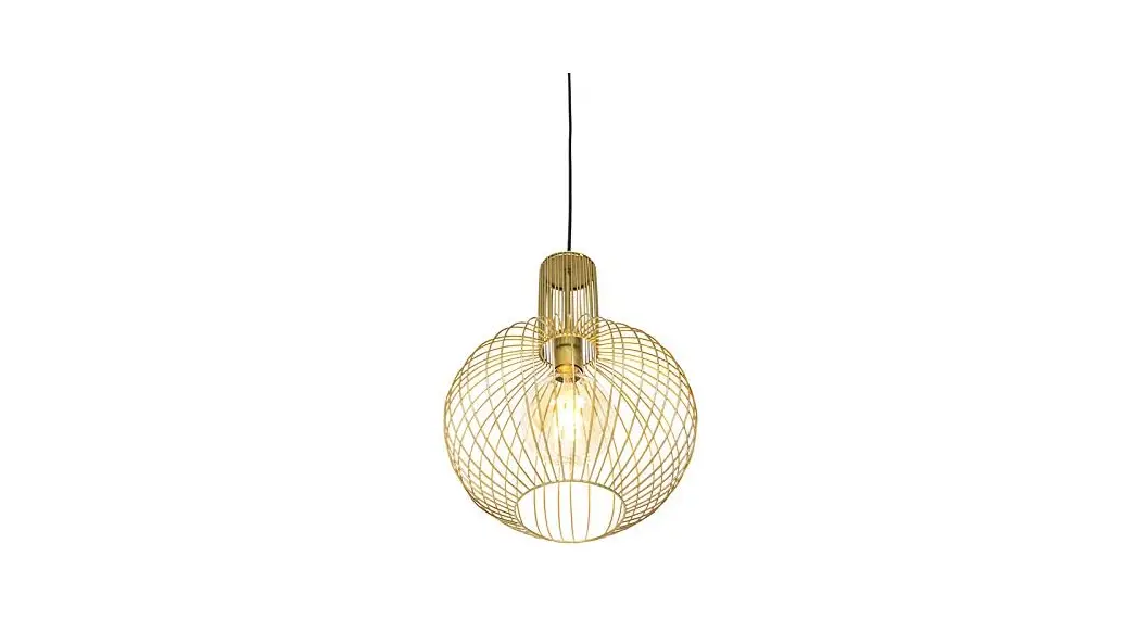 Qazqa 97803 Deco Hanging Lamp Crystal 65cm Gold Instruction Manual Qazqa 97803 Deco Hanging Lamp Crystal 65cm Gold Instruction Manual