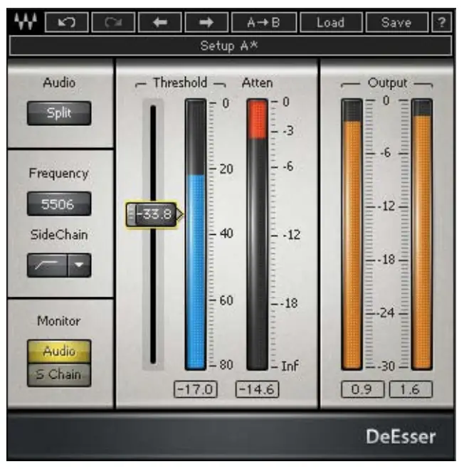 WAVES De Esser Versatile Audio Plug In -