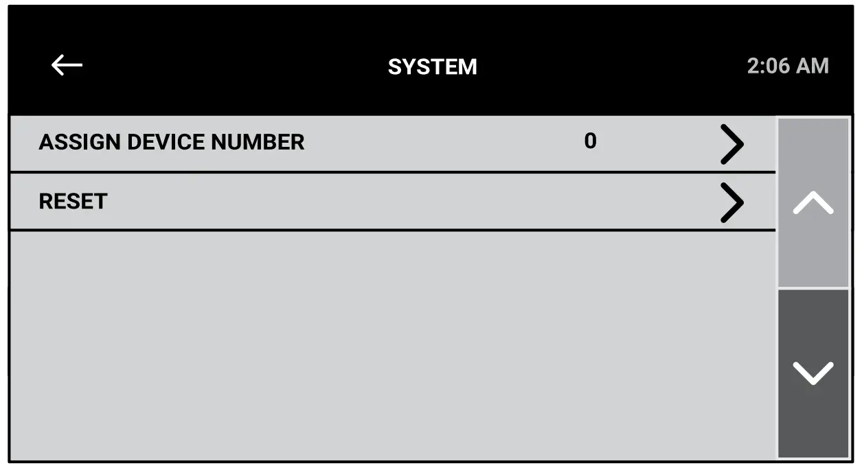 Heating cable and pipe menu