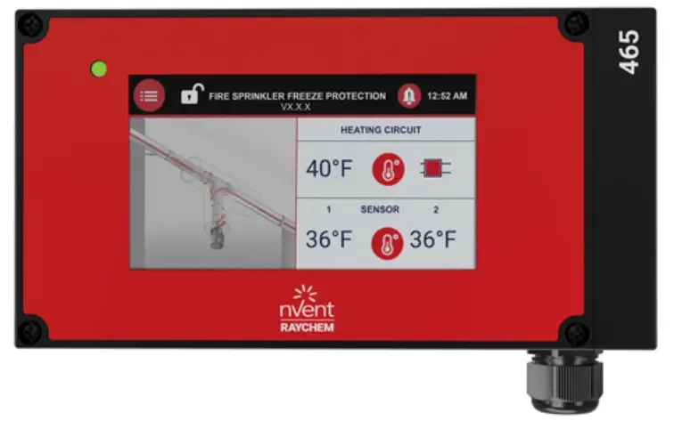 nVent RAYCHEM 465 Electronic Controller for Heat Tracing Instruction Manual