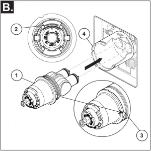 DELTA 13 14 Series - Cartridge Installation - B
