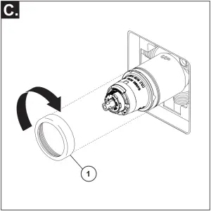DELTA 13 14 Series - Cartridge Installation - C