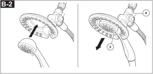 DELTA 13 14 Series - Shower Head and Tub Spout Installation - B-2