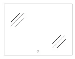 ANZZI BA-LMDFX006AL 48 inch LED Frameless Bathroom Mirror-BA1Mirror