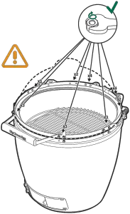 BGE Big Green Egg - Step 6