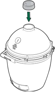 BGE Big Green Egg - Step 8