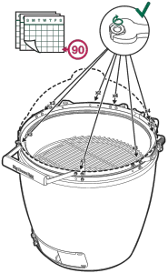 BGE Big Green Egg - Step 9