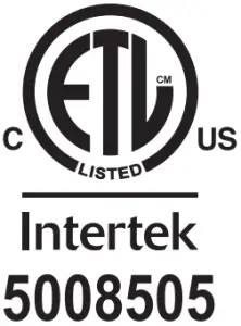 Intertek 5008505 Sign
