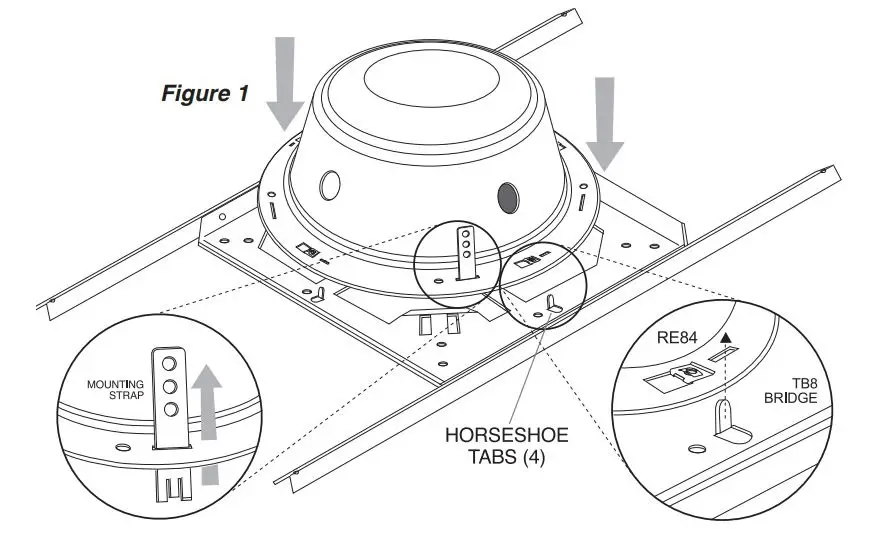 BOGEN VoIP Ceiling Speaker S810QIPPG8U - figure 1