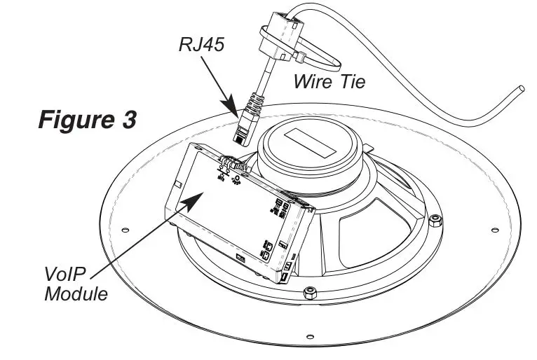 BOGEN VoIP Ceiling Speaker S810QIPPG8U - figure 3