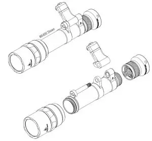 SUREFIRE M640U Ultra High Output LED Scout Light - Cover