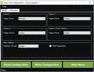 CONFIGURATION INTERFACE