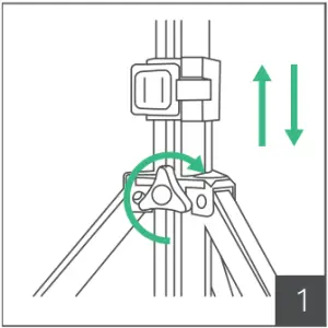 BW-STB1 - Using the tripod 1