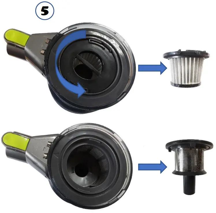 DAEWOO FLR00040GE Cyclone Freedom Pro 22.2- Conical Hepa Filter