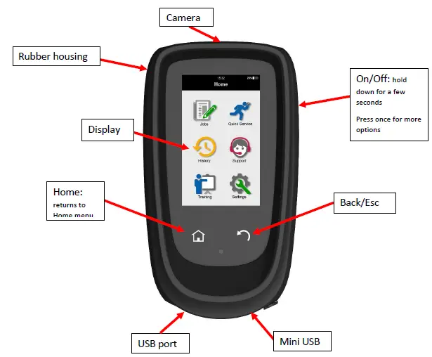 BARTEC TECH1000 Tyre Pressure Monitoring System Tool fig 1