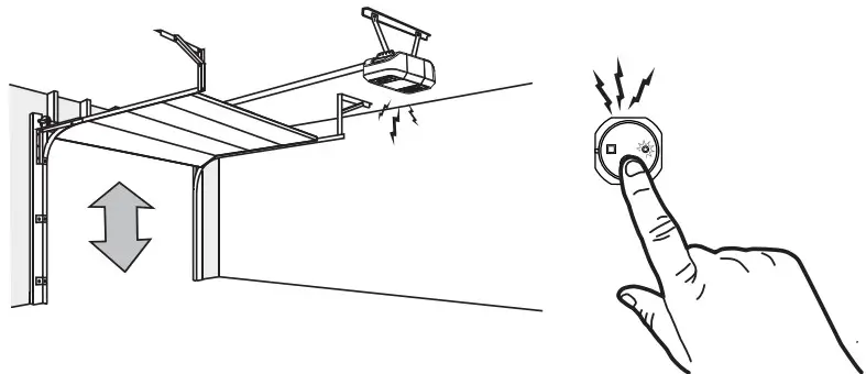 12 SPEED PRODUCTS DOORMATE Bicycle Garage Door Remote Control - remote button