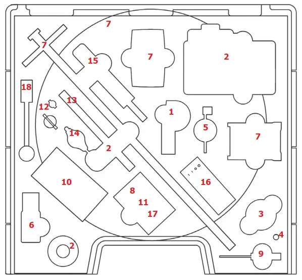clearaudio AC135 Professional Analogue Toolkit For Turntable- 2