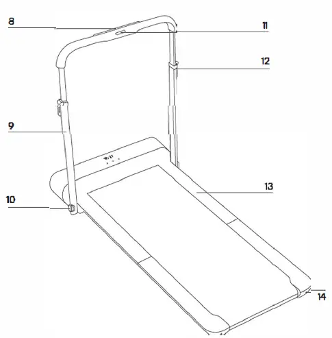 kogan FSWKPADT1PA T1 Pro Walkingpad Foldable Smart Treadmill fig 3
