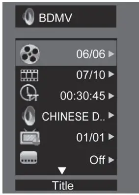 SYLVANIA SDVD1087 Portable Blu-ray Disc DVD Player User Manual - Play a Blu-ray Video Disc