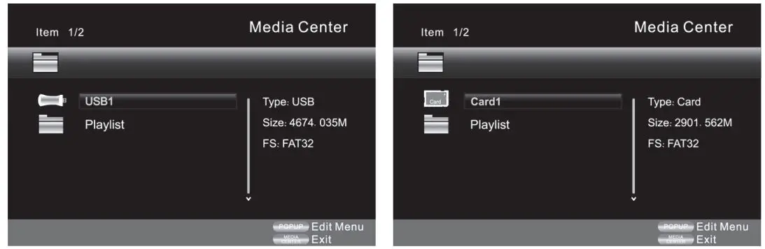 SYLVANIA SDVD1087 Portable Blu-ray Disc DVD Player User Manual - Play from USB & SD Cards