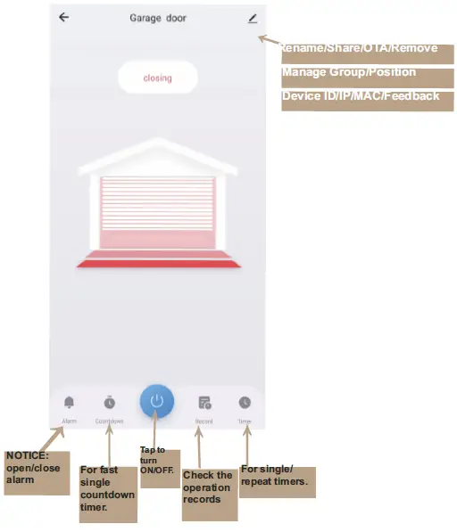 LEDLUX MS-102 WiFi Smart Garage Door Controller fig 6