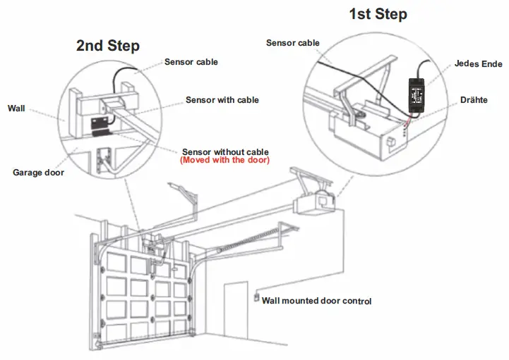 LEDLUX MS-102 WiFi Smart Garage Door Controller fig 7